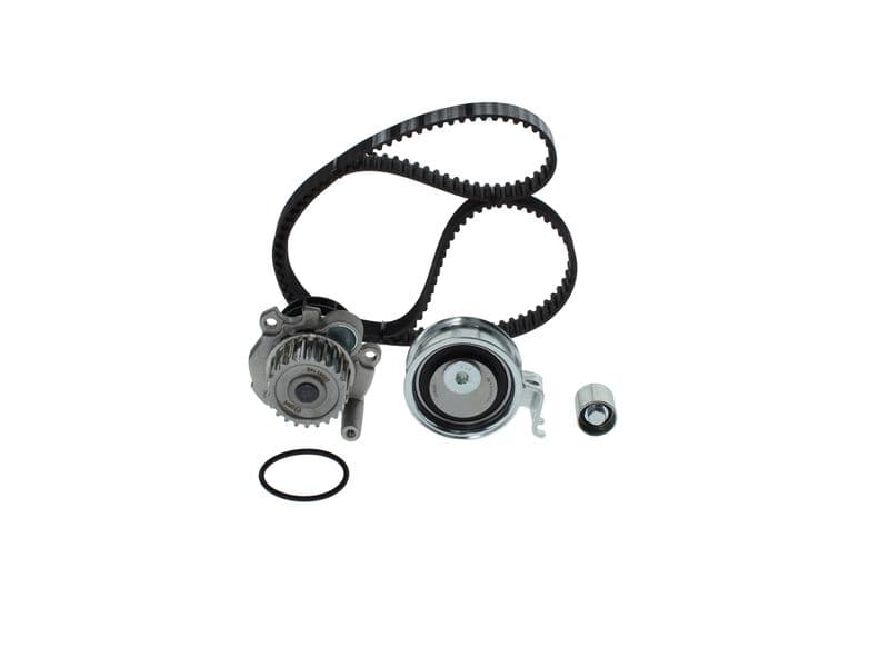 Timingset (riem + poelie + waterpomp) past: AUDI A3, A6 C5, TT  SEAT ALHAMBRA, LEON, TOLEDO II  SKODA OCTAVIA I  VW BORA, BORA I, GOLF IV, NEW BEETLE, SHARAN 1.8 09.96-12.10