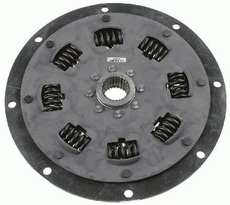 Torsiedemper (diameter: 348mm, aantal tanden: 26 pcs 39x42,5-26N) past: MASSEY FERGUSON 6485, 6490, 6495, 6497, 6499 (PERKINS 6 CYL), 6499 (SISU 74 CTA 6 CYL), 7619, 7620, 7622, 8210, 8220