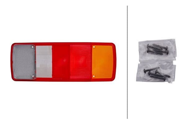 Lampenkap, achter Links/Rechts past: MAN F9, F90, F90 UNTERFLUR, G, G90, M90  VW LT 28-35 I, LT 40-55 I, TRANSPORTER T4 04.75-04.03