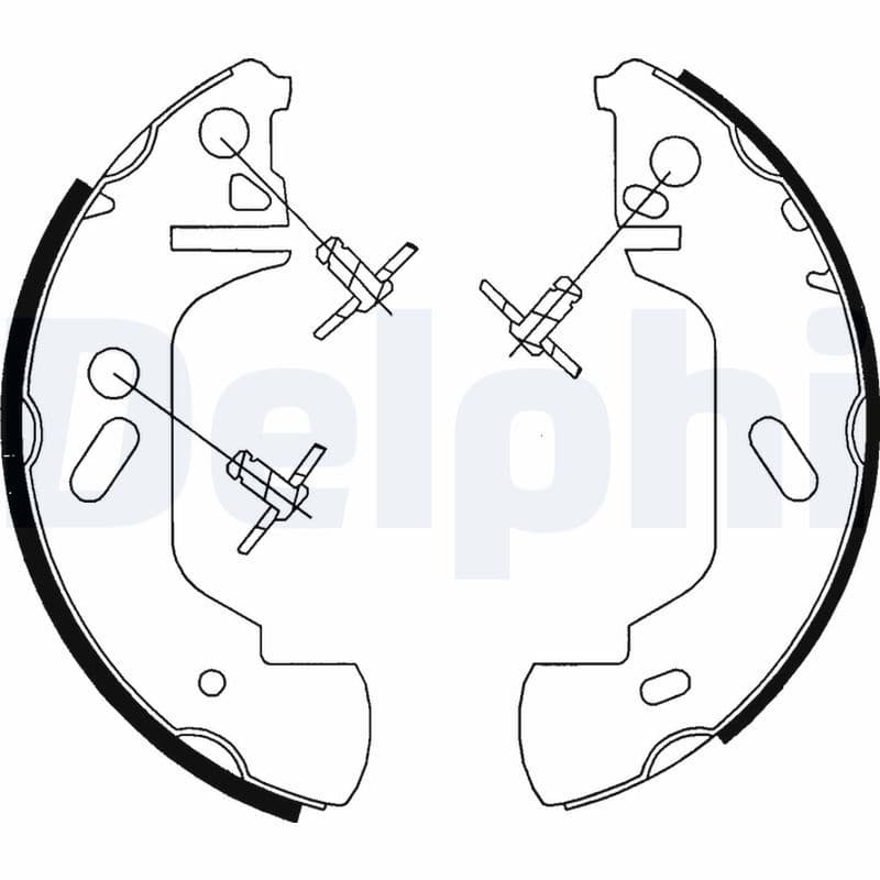 Brake shoe set
