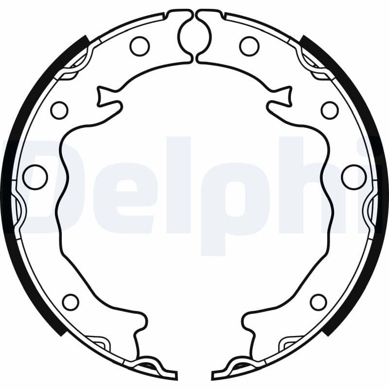 Brake Shoe Set, parking brake