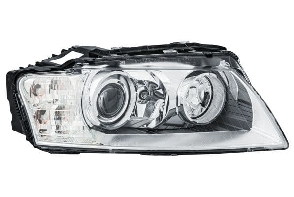 Koplamp Rechts (D2S/H8/P21W/W5W, elektrisch, met motor, met gloeilamp) past: AUDI A8 D3 10.02-12.09