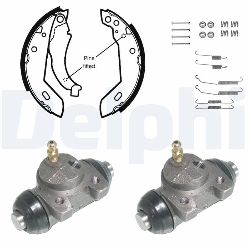 Brake shoe set