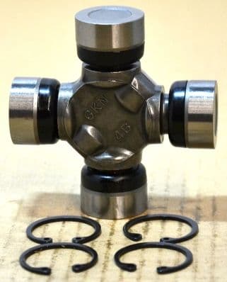 Aandrijfas kruis (27mmx75mm) past: FORD TRANSIT, TRANSIT TOURNEO  LADA NIVA  LAND ROVER DEFENDER 1.7-2.9 01.91-02.16