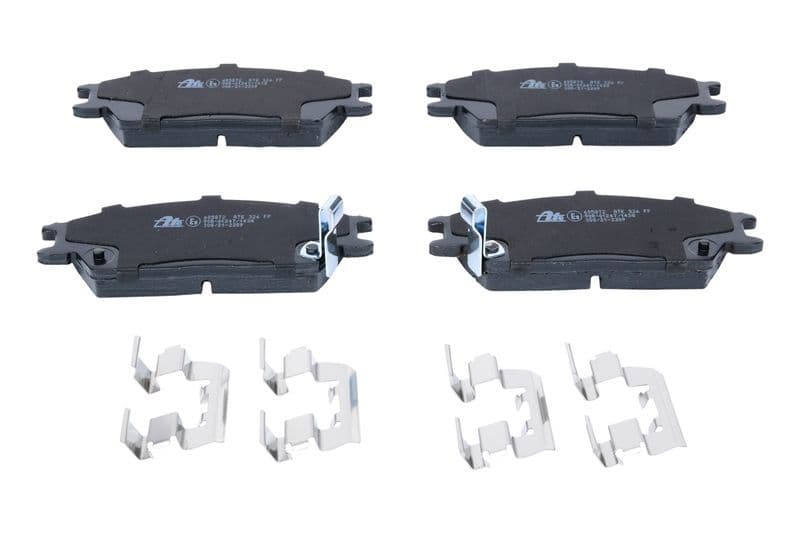 Remblokken set Voor (met extra's), past: HYUNDAI ACCENT, ACCENT I, ACCENT II, GETZ, LANTRA I, LANTRA II, PONY, PONY / EXCEL, S 1.1-1.6 09.89-12.10