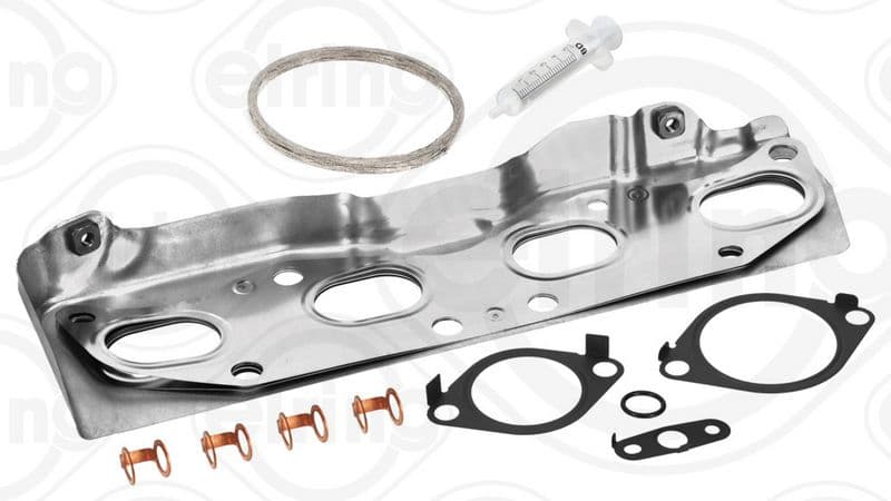 Turbocompressor montageset (met pakkingen) past: NISSAN JUKE, PULSAR, QASHQAI II, TIIDA, X-TRAIL III 1.6 06.10-