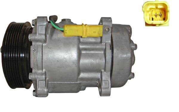 Airconditioning compressor past: CITROEN BERLINGO, C4 I, C5 I, C5 II, C8, JUMPY I, XSARA, XSARA PICASSO  FIAT ULYSSE  LANCIA PHEDRA  PEUGEOT 206, 307, 406, 607, 807, BOXER, EXPERT 1.4D-3.0 01.96-