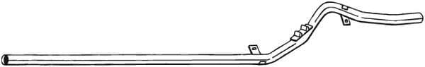 Uitlaatpijp Achter past: RENAULT 4 1.1 06.78-06.90