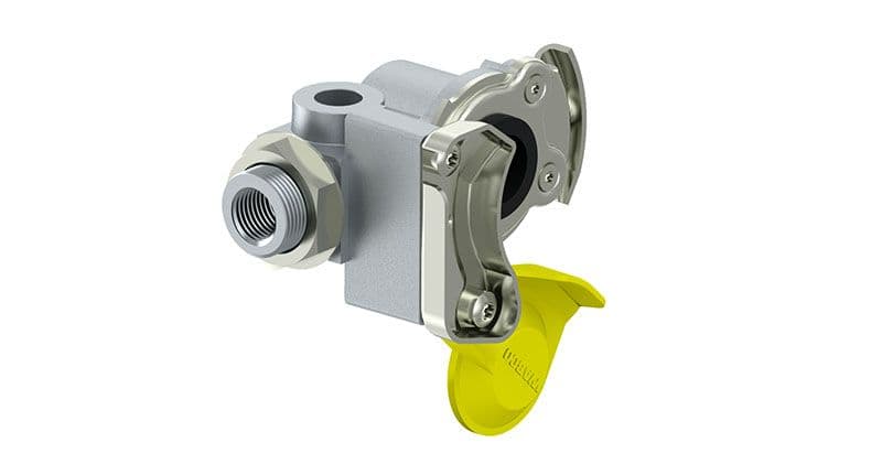 Pneumatische koppeling (draadmaat M16x1,5mm, kleur geel)