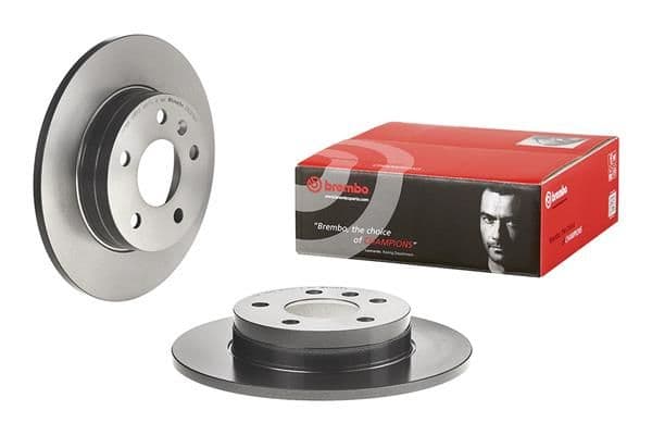 Brake disc Achter Links/Rechts past: OPEL MERIVA A, ZAFIRA B 1.6ALK-1.8 09.03-04.15