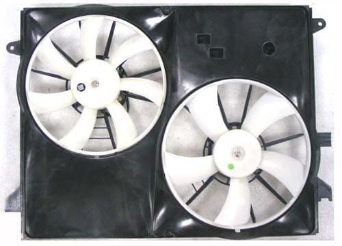 Radiatorventilator (met huisvesting) past: CHEVROLET CAPTIVA  OPEL ANTARA A 2.0D/2.2D 08.06-