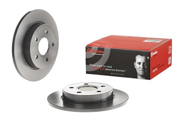 Brake disc Achter Links/Rechts past: FORD C-MAX, FOCUS C-MAX, FOCUS II  MAZDA 3 1.4-2.0LPG 10.03-09.14