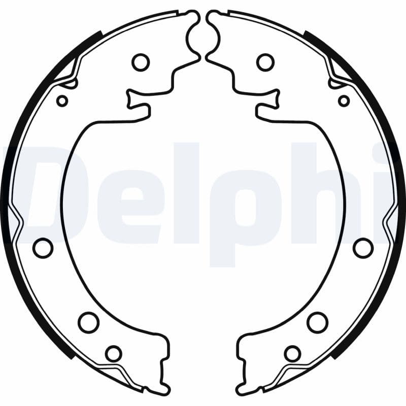 Brake Shoe Set, parking brake