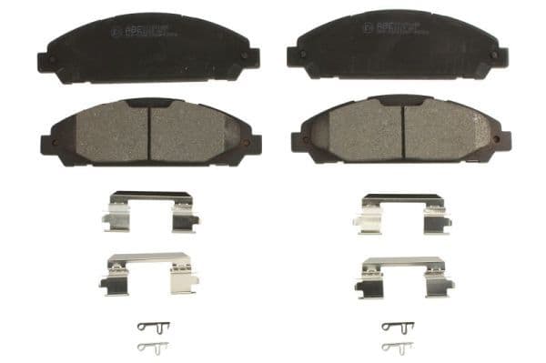 Remblokken set Voor , past: FORD USA MUSTANG 2.3/3.7 02.14-