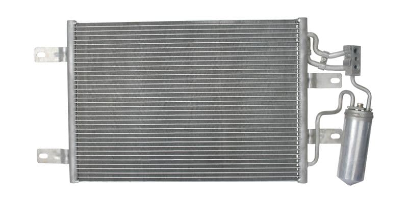 A/C condensator (met droger) past: OPEL MERIVA A 1.3D/1.6/1.7D 09.03-05.10