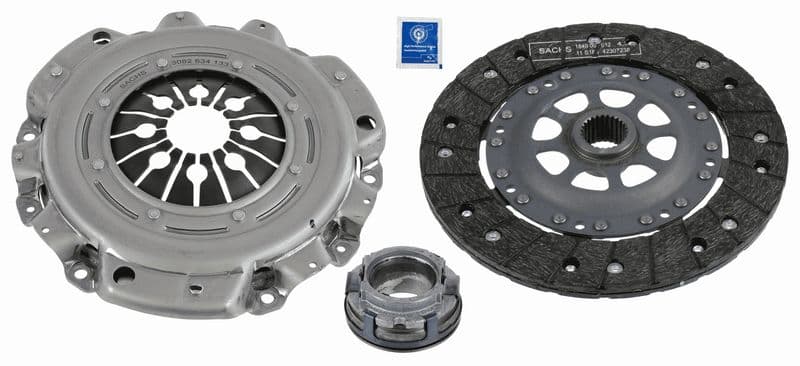 Koppelingskit met lager (228mm) past: MERCEDES SPRINTER 2-T (B901, B902), SPRINTER 3-T (B903), SPRINTER 4-T (B904), V (638/2), VITO (W638) 2.0/2.3D 01.95-05.06