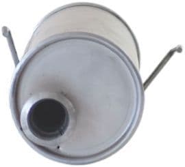 Uitlaatsysteem achterste geluiddemper past: PEUGEOT 106 I, 106 II 1.0-1.6 08.91-07.04