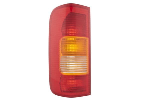 Achterlicht Links (P21/5W/P21W, kleur indicator oranje, kleur van het glas red, anti-fog licht, achteruitrijlicht) past: VW LT II Bus / Gesloten lichaam 05.96-07.06