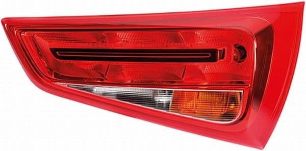 Achterlicht Rechts (P21W/W16W, kleur indicator oranje, kleur van het glas red, anti-fog licht, achteruitrijlicht) past: AUDI A1 8X 05.10-12.14