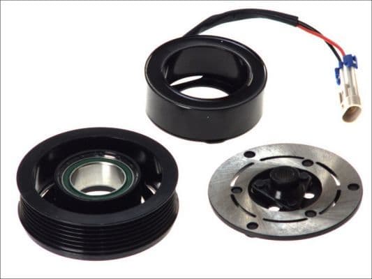 Airco compressor koppeling compleet (SANDEN  SD6V12 SD6V12 6PK 109mm) past: OPEL ASTRA G, COMBO, COMBO TOUR, CORSA C, CORSA D, MERIVA A, ZAFIRA A 1.6-2.2D 02.98-