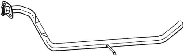 Uitlaatpijp midden past: FIAT PANDA 1.1 10.91-07.04