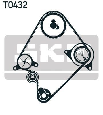 Timing belt set