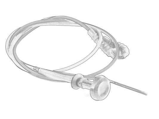 Motor kap kabel past: IVECO DAILY I 01.78-12.89