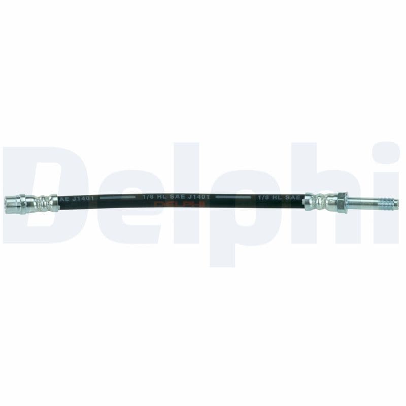 Remleiding/slang flexibel Achter Links (lengte 245mm, M10x1/M10x1) past: VW CALIFORNIA T5 CAMPER, MULTIVAN T5, TRANSPORTER T5 1.9D-3.2 04.03-08.15