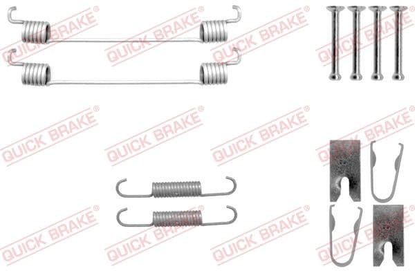 Accessory Kit, brake shoes