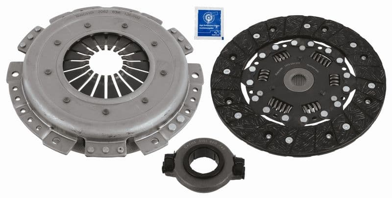 Koppelingskit (228mm) past: VW TRANSPORTER T2, TRANSPORTER T3 1.9/2.0/2.1 08.75-07.92