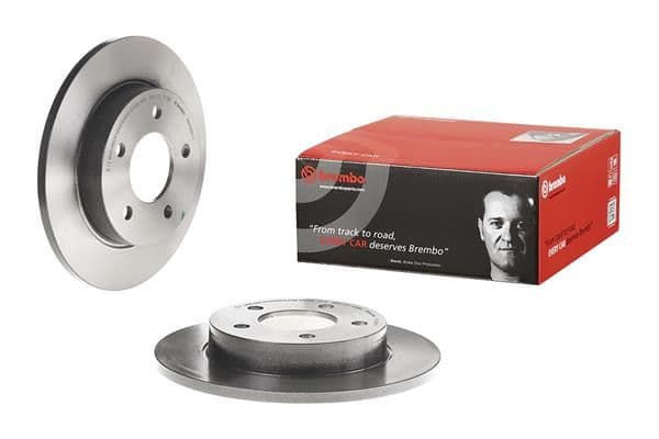 Brake disc Achter Links/Rechts past: MAZDA 3, 5 1.3-2.3 10.03-09.14