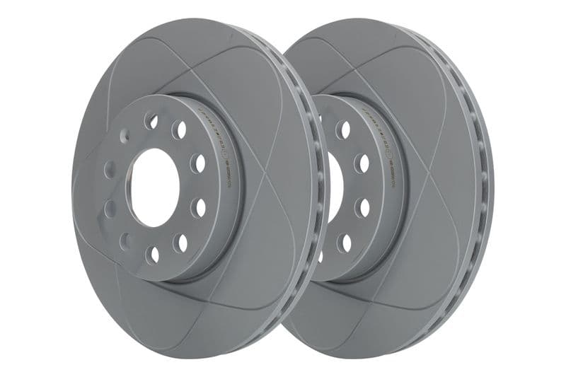 Brake disc, 1pcs, ATE PowerDisc, Geventileerd, Cut, Voor   Links/Rechts, buitendiameter 288 mm, dikte 25 mm, past: AUDI A1, A3, Q2  SEAT ALTEA, ALTEA XL, ATECA, CORDOBA 1.0-Electric 09.96-