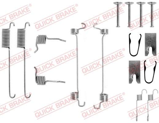 Accessory Kit, brake shoes
