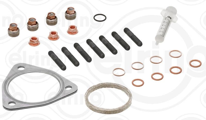 Turbocompressor montageset (met pakkingen) (met bouten en pakkingen) past: DS DS 3, DS 4, DS 4 II, DS 5, DS 7, DS 9  CITROEN C4, C4 GRAND PICASSO I, C4 GRAND PICASSO II, C4 I, C4 II 1.6/1.6H 02.06-