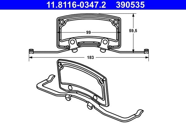 Spring, brake caliper