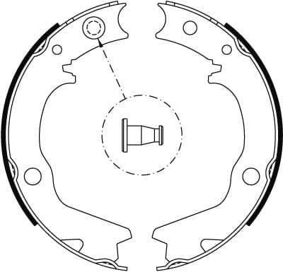 Remschoen past: MITSUBISHI 3000 GT, ECLIPSE I, ECLIPSE II, ECLIPSE III, GALANT VII, GALANT VIII, LANCER V, LANCER VI, LANCER VII, OUTLANDER I, PAJERO PININ I, SANTAMO, SIGMA 1.3-3.0 01.90-12.13