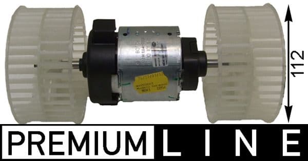 Lucht blazer motor (24V) past: MERCEDES ACTROS, ACTROS MP2 / MP3 04.96-