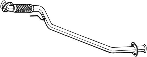 Uitlaatpijp Voor (flexibel) past: MERCEDES VITO (W638) 2.3D 02.96-07.03