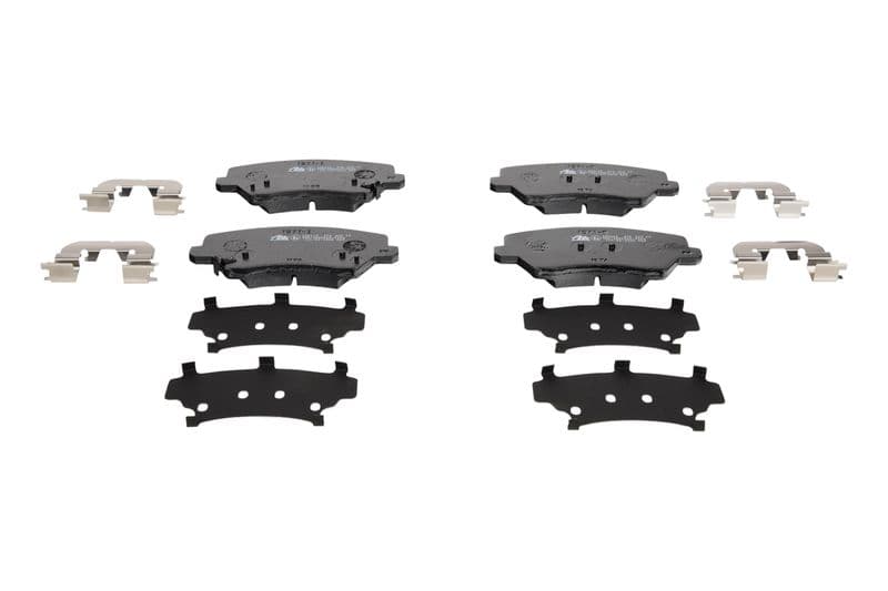 Remblokken set Voor (met een dempingskussen  met extra's), past: HYUNDAI ELANTRA V, GENESIS, GRANDEUR, I30, IONIQ, VELOSTER  KIA CEE'D, CEED, CERATO III, NIRO, NIRO I 1.0-Electric 09.10-