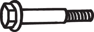 Uitlaatsysteem bout (M10x57), 1pcs past: DAEWOO NEXIA  LEXUS IS I  TOYOTA YARIS 1.3/1.5/2.0 02.95-09.05