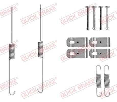 Accessory Kit, brake shoes