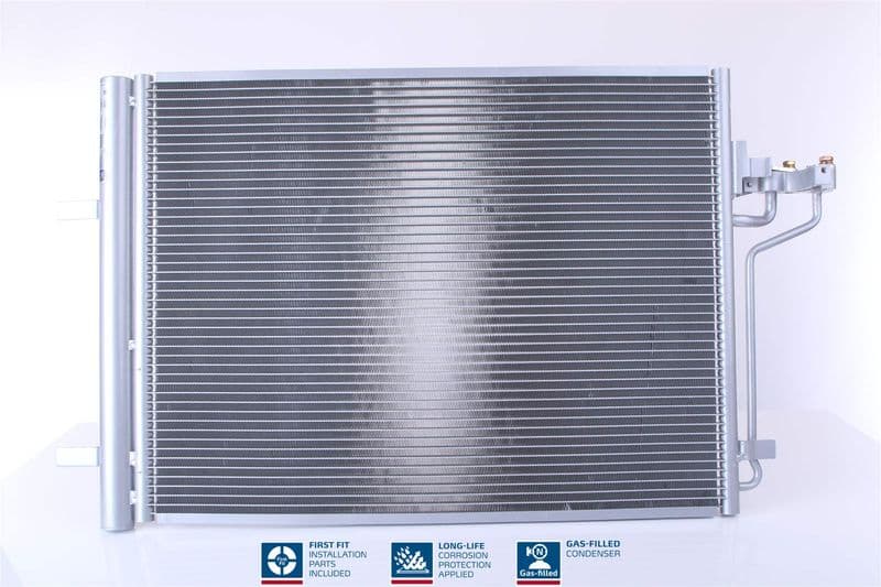 A/C condensator (met droger, (EN) additional fitting elements) past: FORD C-MAX II, FOCUS III, GRAND C-MAX 1.6-2.0D 04.10-02.20
