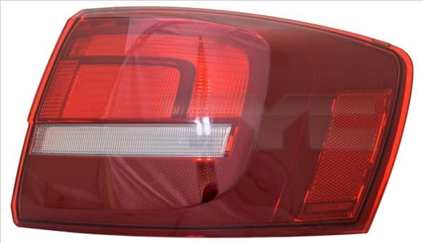 Achterlicht Links (extern, P21/5W/P21W, kleur van het glas grijs) past: VW JETTA IV 09.14-01.18