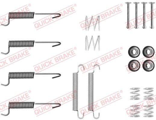 Accessory Kit, parking brake shoes