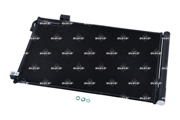 A/C condensator (met droger) past: MERCEDES C (C204), C T-MODEL (S204), C (W204), CLS (C218), CLS SHOOTING BRAKE (X218), E T-MODEL (S212), E (W212), SL (R231), SLK (R172) 5.5-6.3 02.08-