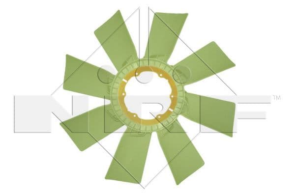 Radiator plezier (diameter 680mm, aantal bladen 8) past: SCANIA G I, P I, R I, T DC09.108-DT16.08 03.04-05.19