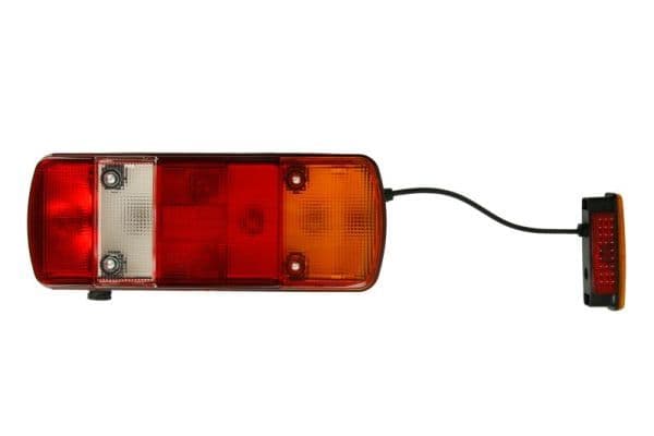 Achterlicht Rechts (12/24V, met indicator, anti-fog licht, achteruitrijlicht, met stoplicht, parkeerlicht, reflector, zijspeling, aansluiting: AMP 7PIN Bayonet) past: MAN TGA, TGL I, TGM I 04.00-