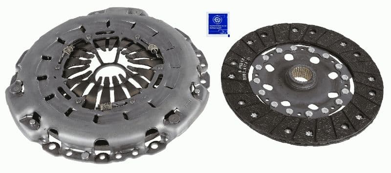 Koppelingskit (230mm) past: MERCEDES E (W210), E T-MODEL (S210) 2.4/2.6 06.97-03.03