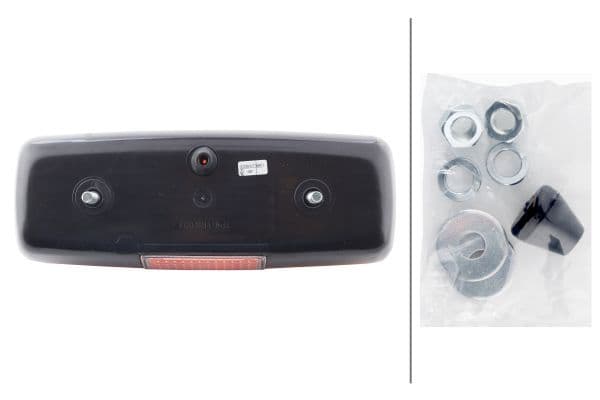 Achterlicht Links (P21W/R10W, 12/24V, red, met indicator, met stoplicht, parkeerlicht, met plaatverlichting) past: IVECO 120-13 ANW, 160-17 AN, 160-17 ANW, 170-23 ANW, 190-25 AN, 190-25 ANT, 190-30 N