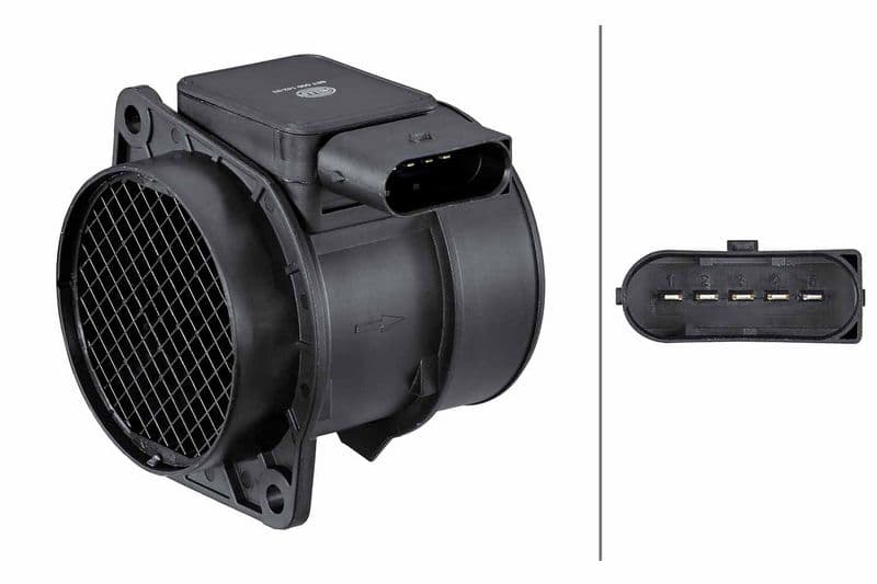Luchtstroommeter (5 pin, module) past: MERCEDES C (CL203), C T-MODEL (S202), C T-MODEL (S203), C (W203), CLK (A208), CLK (C208), E T-MODEL (S210), E (W210), SLK (R170) 2.0/2.3 03.00-04.04